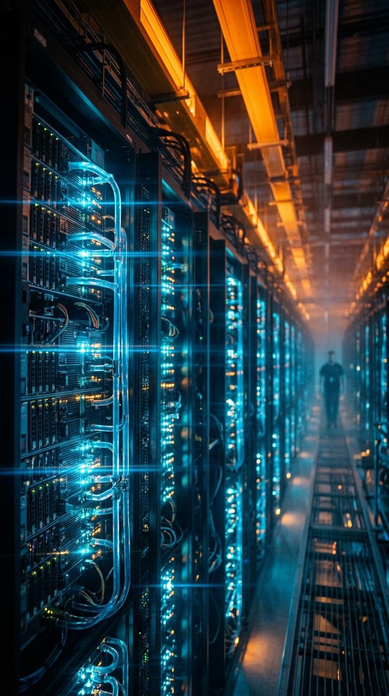 Liquid cooled data center racks